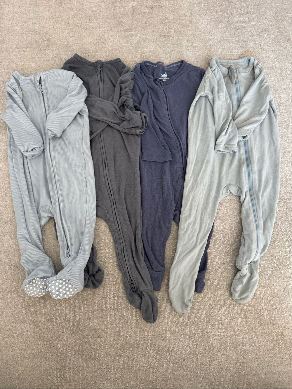 Baby Boy Zip-up Pajamas